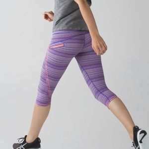 Lululemon pants run : top speed crop